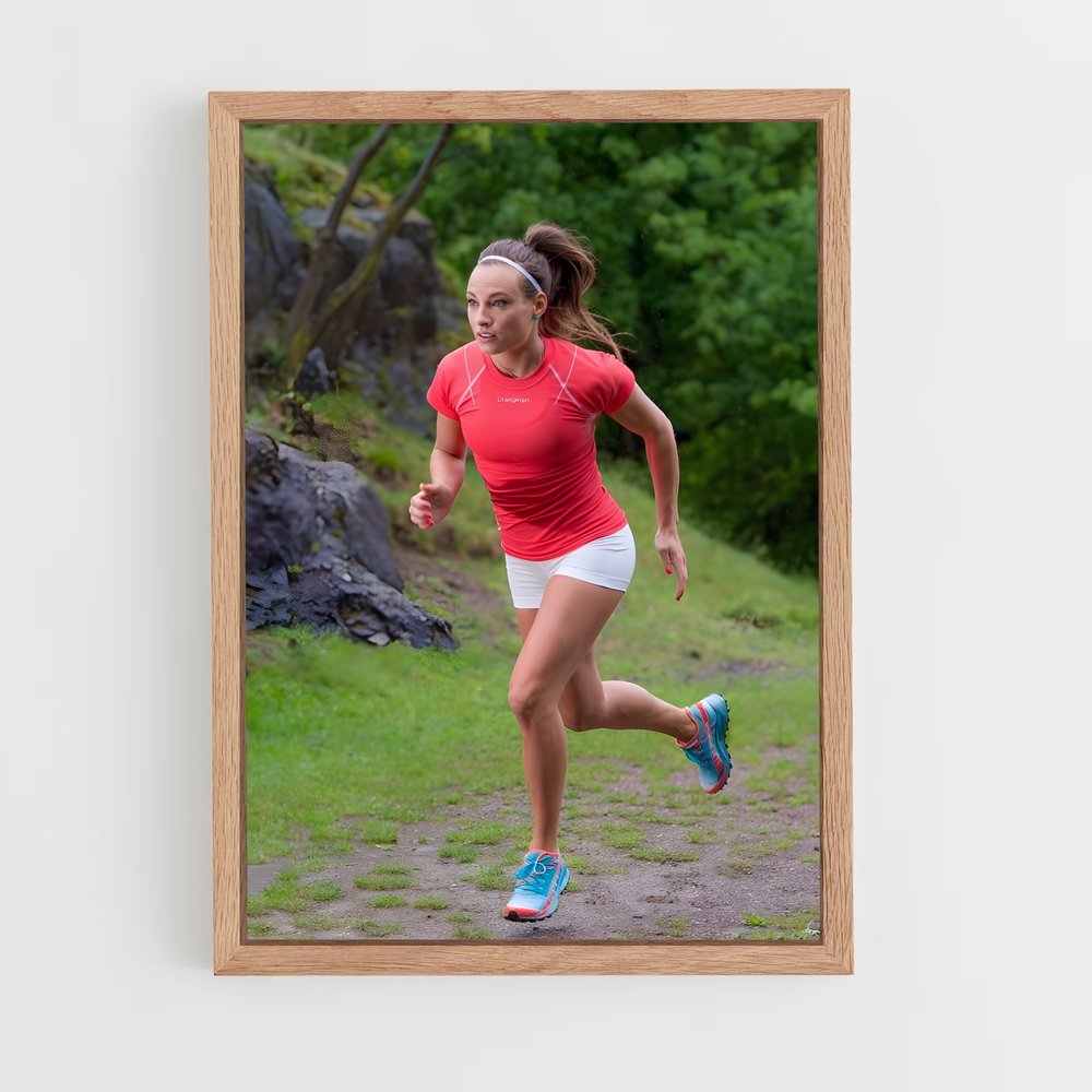 Poster En Course Vers l'Aube – affiche Biathlon (vue 4)